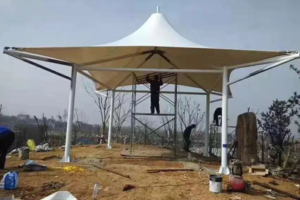 公园膜结构景观棚